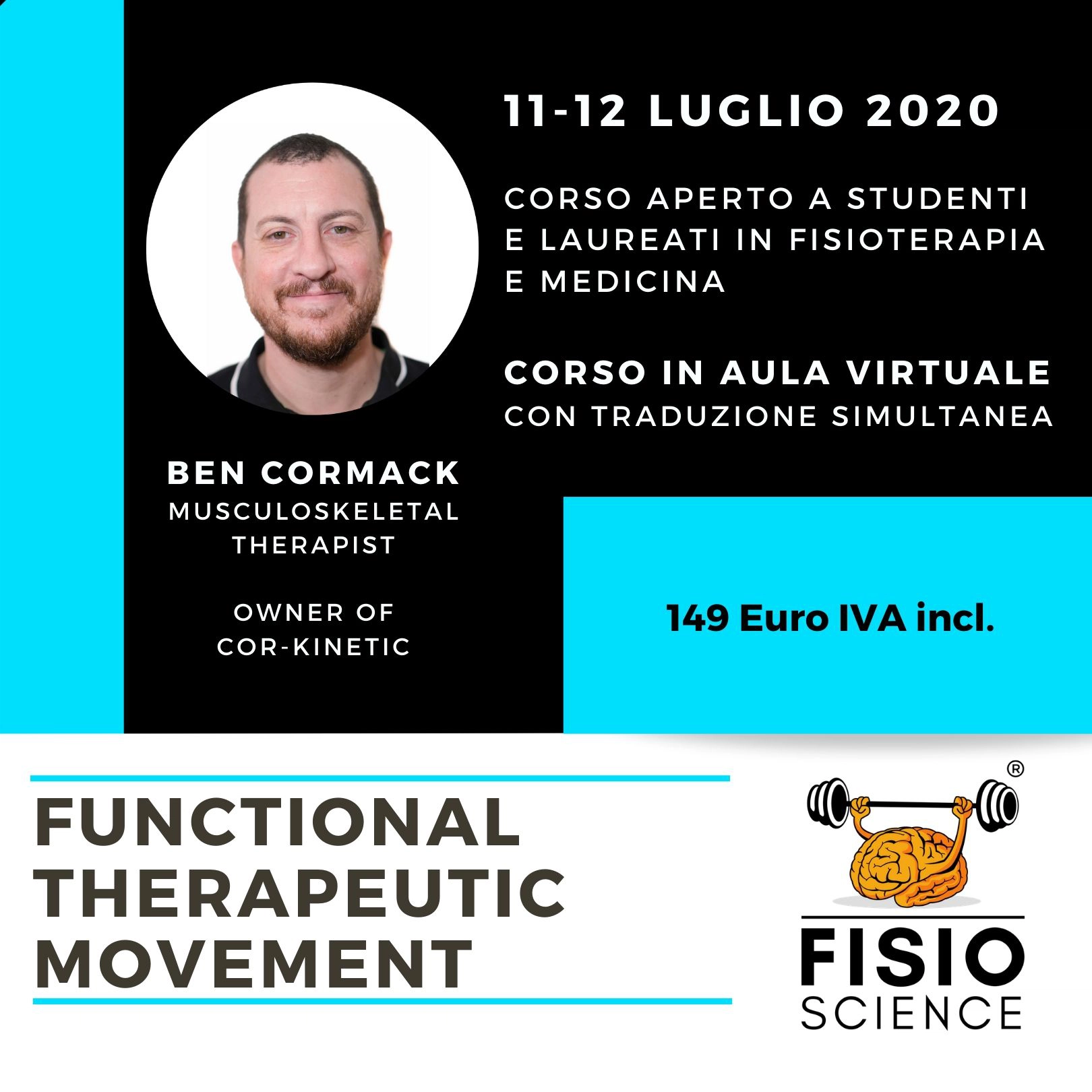Ben Cormack FisioScience Ben Cormack FisioScience