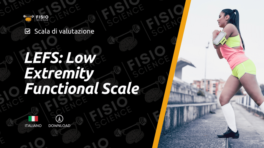 LEFS Low Extremity Functional Scale FisioScience