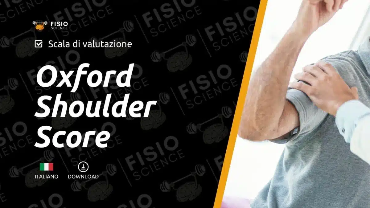 Oxford Shoulder Score FisioScience
