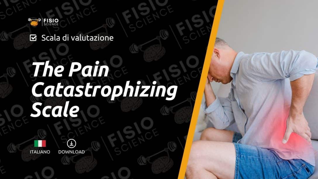 pain catastrophizing scale fisioscience