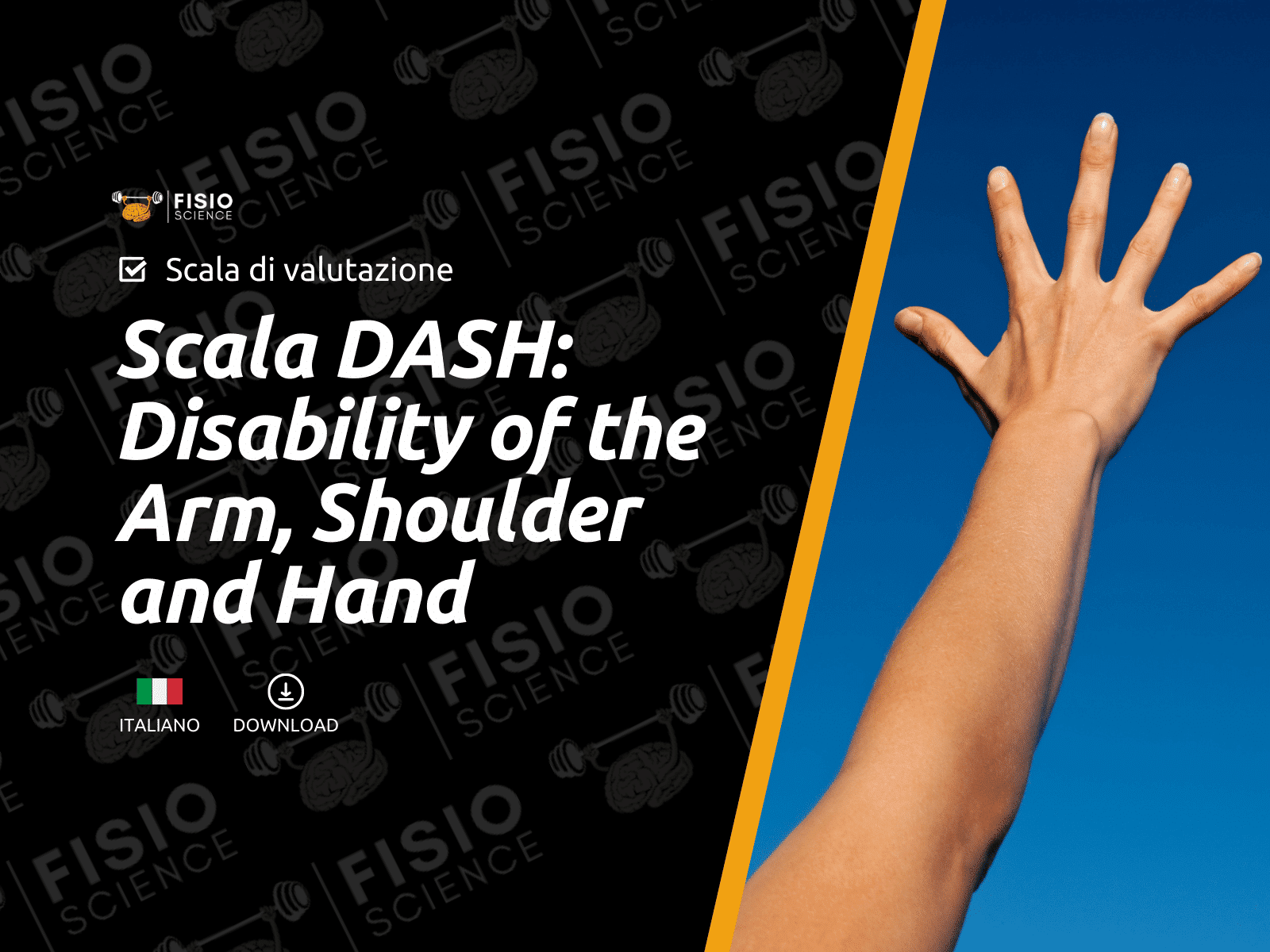 Scala DASH Disability of the Arm, Shoulder and Hand FisioScience