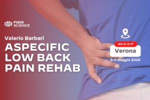 Aspecific Low back pain corso fisioterapisti valerio barbari fisioscience