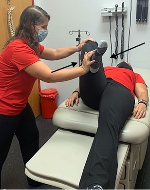 Resisted external de-rotation test
